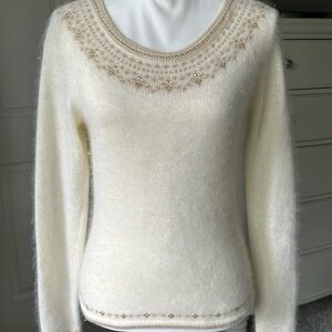 The Limited Angora and Nylon Sweater.